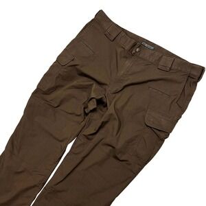 5.11 Tactical Men's Brown Canvas Cargo Pants Size 42x30 Utility Work Outdoor